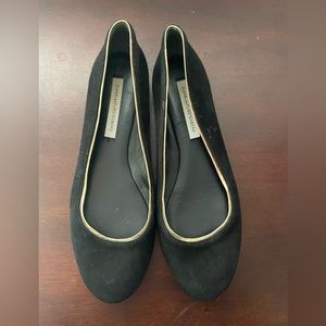 Diane Von Furstenberg Cambridge Suede Ballet Flats - Size 7.5